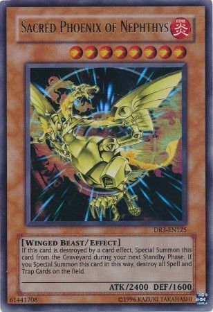 SJ Sacred Phoenix of Nephthys - DR3-EN125 - Ultra Rare Dark Revelation 3 DR3