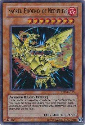 SJ Sacred Phoenix of Nephthys - DR3-EN125 - Ultra Rare Dark Revelation 3 DR3