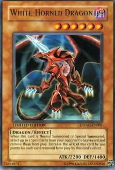 SH White-Horned Dragon - GXNG-EN001 - Ultra Rare Yu-Gi-Oh! Promo Cards
