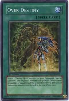 Over Destiny - DP05-EN021 - Super Rare 1st Edition Duelist Pack: Aster Phoenix 1st Edition Singles
