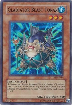 Gladiator Beast Torax - GLAS-EN081 - Super Rare Unlimited Gladiator&#39;s Assault [GLAS] Unlimited Singles