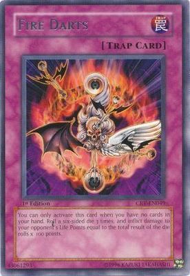 Fire Darts - CRV-EN049 - Rare 1st Edition Cybernetic Revolution [CRV] 1st Edition Singles