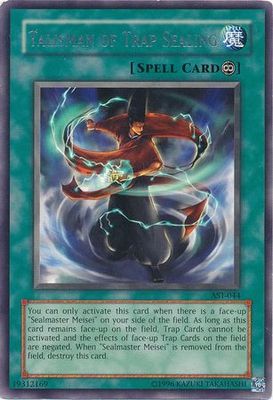 Talisman of Trap Sealing - AST-044 - Rare Unlimited Ancient Sanctuary [AST] Unlimited Singles