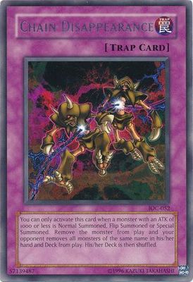 Chain Disappearance - IOC-052 - Rare Unlimited Invasion of Chaos [IOC] Unlimited Singles