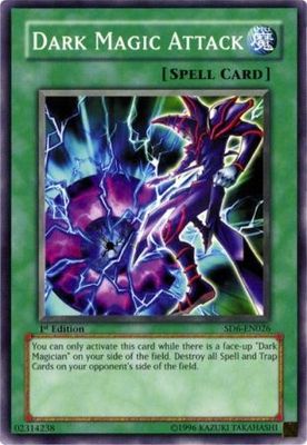 Dark Magic Attack - SD6-EN026 - Common 1st Edition Structure Deck: Spellcaster&#39;s Judgment [SD6] 1st Edition Singles