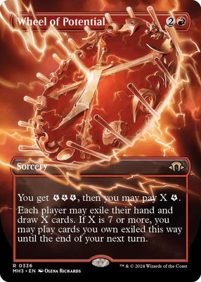 Wheel of Potential (Borderless) - Modern Horizons 3 (MH3) Modern Horizons 3