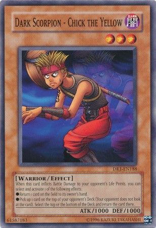 Dark Scorpion - Chick the Yellow - DR1-EN188 - Common Dark Revelation 1 DR1