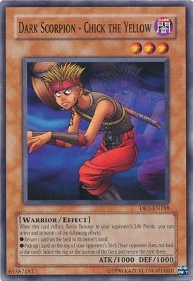 Dark Scorpion - Chick the Yellow - DR1-EN188 - Common Dark Revelation 1 DR1