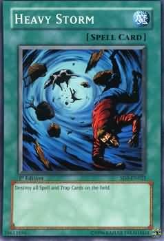 Heavy Storm - SD5-EN023 - Common 1st Edition Structure Deck: Warrior&#39;s Triumph 1st Edition Singles