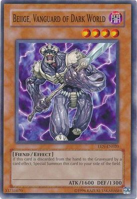 Beiige, Vanguard of Dark World - EEN-EN020 - Common Unlimited Elemental Energy [EEN] Unlimited Singles