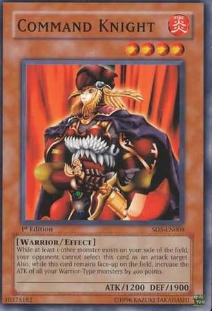 Command Knight - SD5-EN008 - Common 1st Edition Structure Deck: Warrior&#39;s Triumph 1st Edition Singles