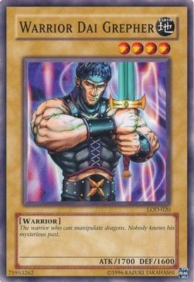 Warrior Dai Grepher - LOD-020 - Common 1st Edition Legacy of Darkness [LOD] 1st Edition Singles