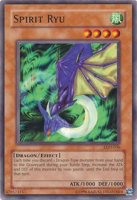 Spirit Ryu - LOD-036 - Common Unlimited Legacy of Darkness [LOD] Unlimited Singles