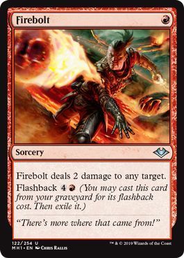 Firebolt 122/254 - Modern Horizons Singles