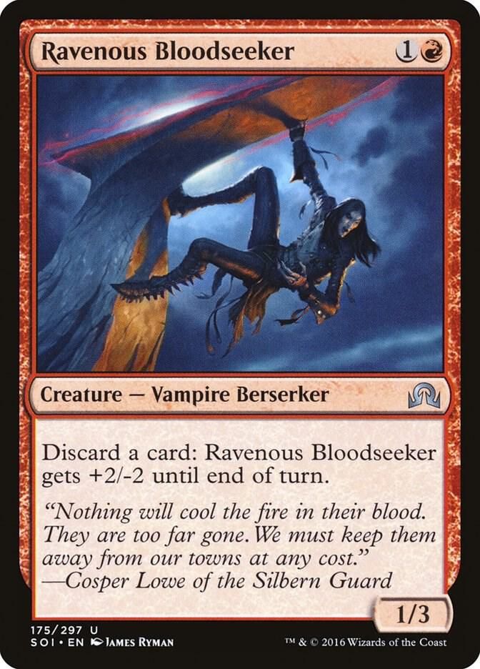 Ravenous Bloodseeker - Shadows over Innistrad (SOI) Shadows over Innistrad (Español)