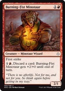 Burning-Fist Minotaur 085/199 Hour of Devastation Singles