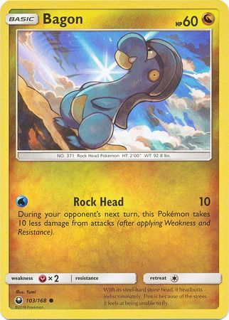 Bagon - 103/168 - Common Sun &amp; Moon: Celestial Storm Singles (Español)