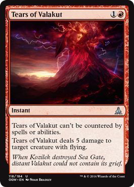 Tears of Valakut 118/184 Oath of the Gatewatch Singles (Español)