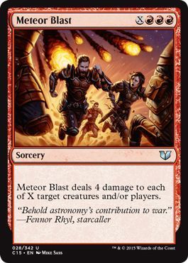 Meteor Blast 028/342 Commander 2015 Singles