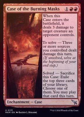 Case of the Burning Masks 0113 - Foil Murders at Karlov Manor Foil Singles