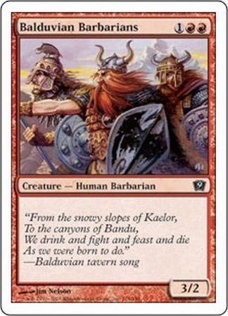 Balduvian Barbarians MTG 9th Edition Singles