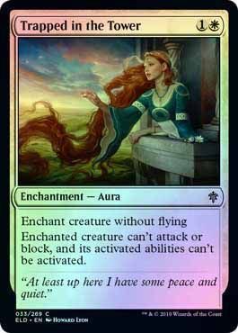 Trapped in the Tower 033/269 - Foil Throne of Eldraine Foil Singles