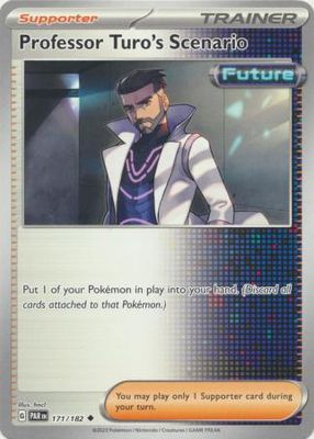 Professor Turo&#39;s Scenario - 171/182 - Uncommon Scarlet &amp; Violet: Paradox Rift Singles