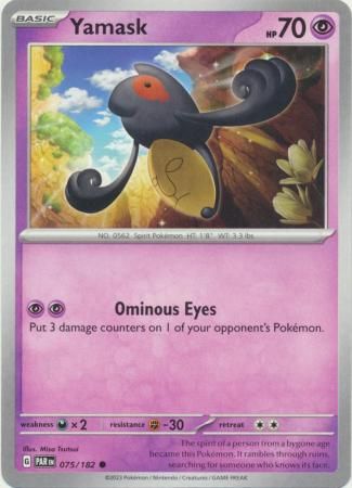 Yamask - 075/182 - Common Scarlet &amp; Violet: Paradox Rift Singles