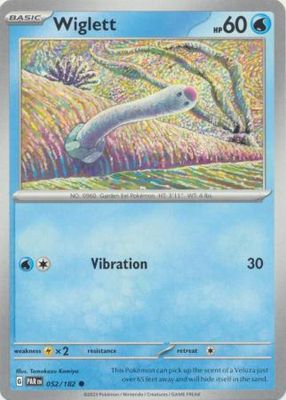 Wiglett - 052/182 - Common Scarlet &amp; Violet: Paradox Rift Singles