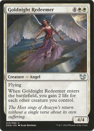 Goldnight Redeemer 13/80 Duel Decks Blessed vs. Cursed Singles