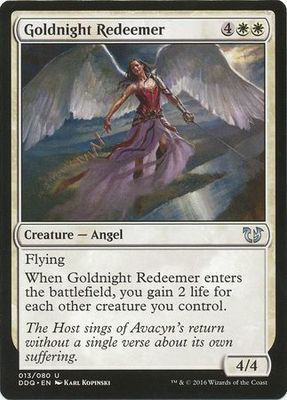 Goldnight Redeemer 13/80 Duel Decks Blessed vs. Cursed Singles