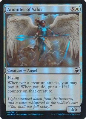 Anointer of Valor 008/361 - Foil Commander Legends Foil Singles