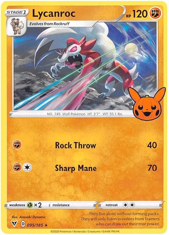 Lycanroc - Trick or Trade BOOster Bundle 2023 (TTBB23) Trick or Trade BOOster Bundle 2023