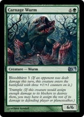 Carnage Wurm Magic 2012 (M12) Singles (Español)