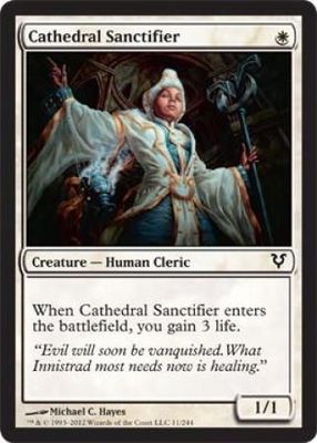 Cathedral Sanctifier 11/244-Avacyn Restored Singles