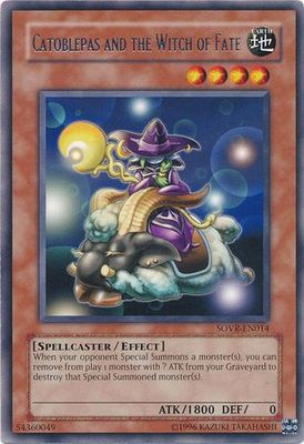 Catoblepas and the Witch of Fate - SOVR-EN014 - Rare Unlimited Stardust Overdrive [SOVR] Unlimited Singles