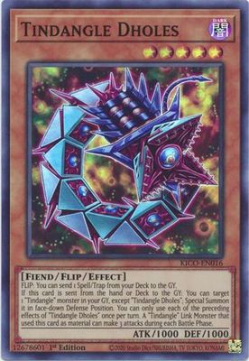 Tindangle Dholes - KICO-EN016 - Super Rare 1st Edition King&#39;s Court 1st Edition Singles