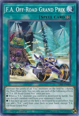 F.A. Off-Road Grand Prix - CIBR-EN088 - Common 1st Edition Circuit Break 1st Edition Singles