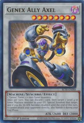 Genex Ally Axel - BLTR-EN088 - Ultra Rare 1st Edition Battles of Legend: Terminal Revenge 1st Edition Singles