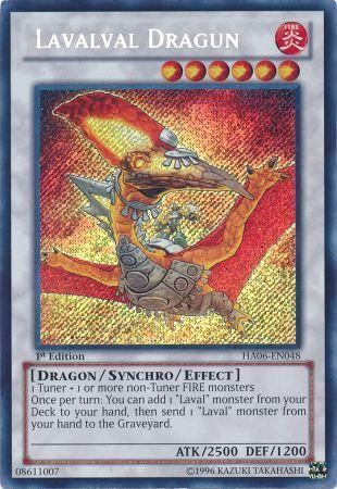 SH Lavalval Dragun - HA06-EN048 - Secret Rare 1st Edition Hidden Arsenal 6: Omega Xyz 1st Edition Singles