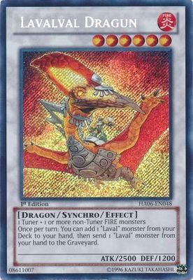 SH Lavalval Dragun - HA06-EN048 - Secret Rare 1st Edition Hidden Arsenal 6: Omega Xyz 1st Edition Singles