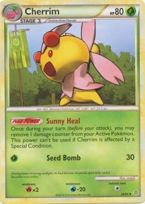 Cherrim - 28/95 - Uncommon HGSS - Unleashed Singles