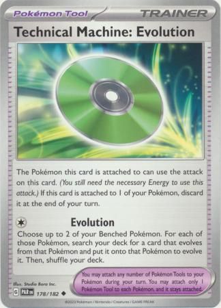 Technical Machine: Evolution - 178/182 - Uncommon Scarlet &amp; Violet: Paradox Rift Singles