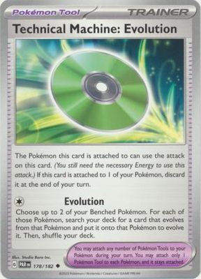 Technical Machine: Evolution - 178/182 - Uncommon Scarlet &amp; Violet: Paradox Rift Singles