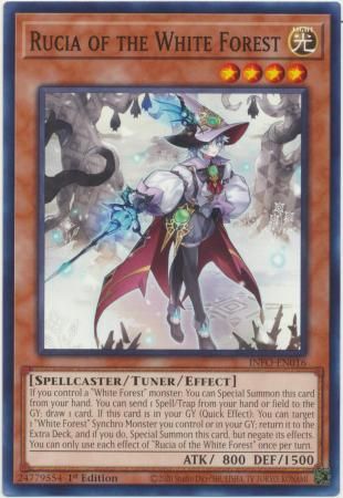 Rucia of the White Forest - INFO-EN016 - Common 1st Edition The Infinite Forbidden 1st Edition Singles (Espanol)
