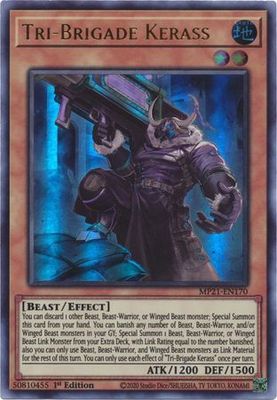 Tri-Brigade Kerass - MP21-EN170 - Ultra Rare 1st Edition 2021 Mega-Tin: Ancient Battles 1st Edition Singles