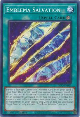 Emblema Salvation - INFO-EN063 - Common 1st Edition The Infinite Forbidden 1st Edition Singles