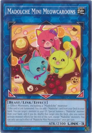 Madolche Mini Meowcaroons - INFO-EN050 - Common 1st Edition The Infinite Forbidden 1st Edition Singles (Espanol)