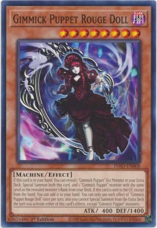 Gimmick Puppet Rouge Doll - INFO-EN008 - Common 1st Edition The Infinite Forbidden 1st Edition Singles
