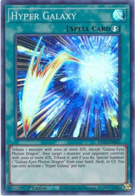 Hyper Galaxy - KICO-EN021 - Super Rare 1st Edition King&#39;s Court 1st Edition Singles